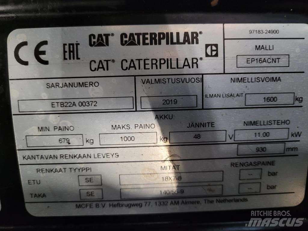 CAT EP16ACNT " OULU " Elektriniai šakiniai krautuvai