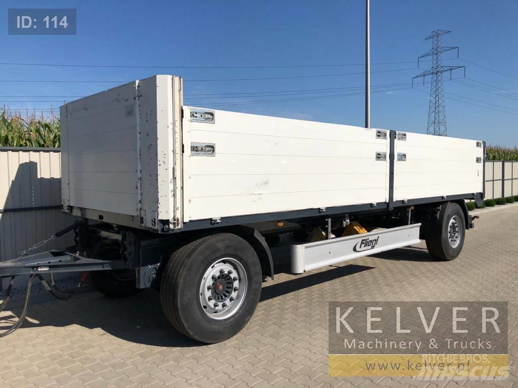 Fliegl ZPS 180 Platformos / Pakrovimas iš šono