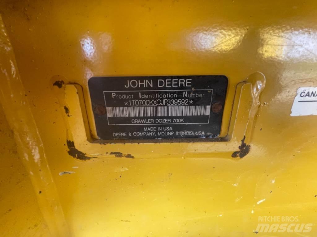 DEERE 700K LGP Vikšriniai buldozeriai