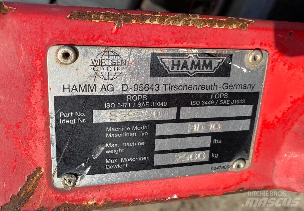 Hamm HD 10 Porinių būgnų volai