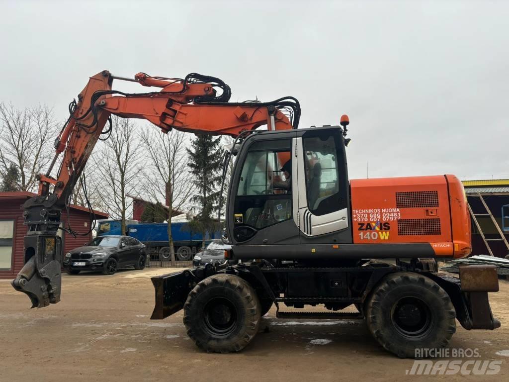 Hitachi ZX 140 W-3 Ratiniai ekskavatoriai