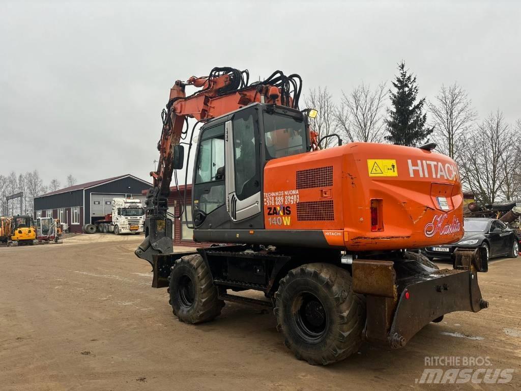 Hitachi ZX 140 W-3 Ratiniai ekskavatoriai