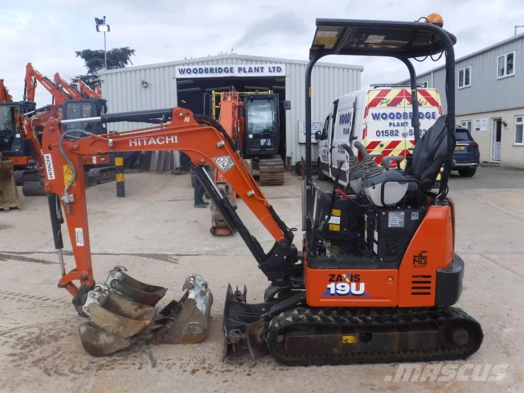 Hitachi ZX 19 U-6 Mini ekskavatoriai < 7 t