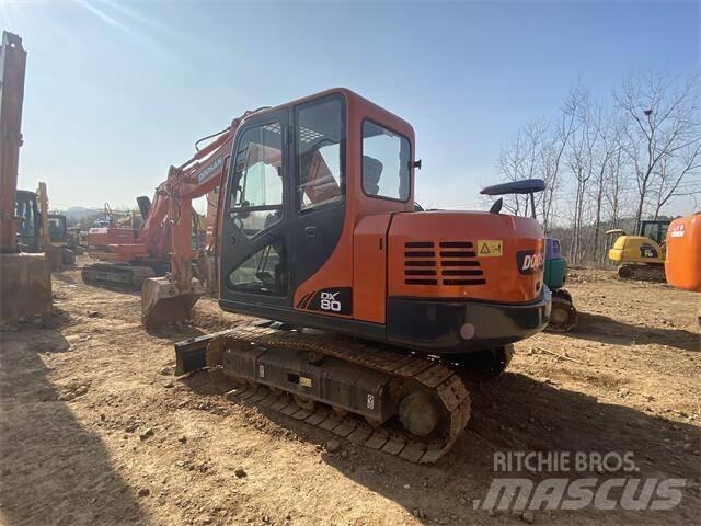 Doosan DX80 Mini ekskavatoriai < 7 t