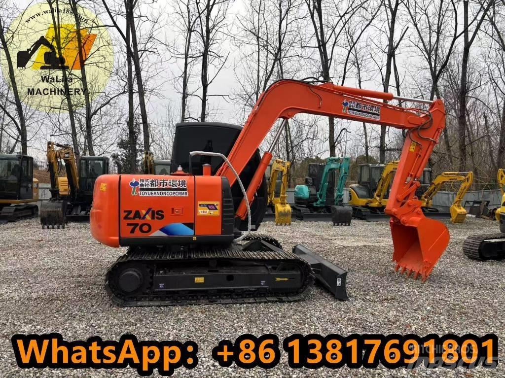 Hitachi ZX 70 Mini ekskavatoriai < 7 t