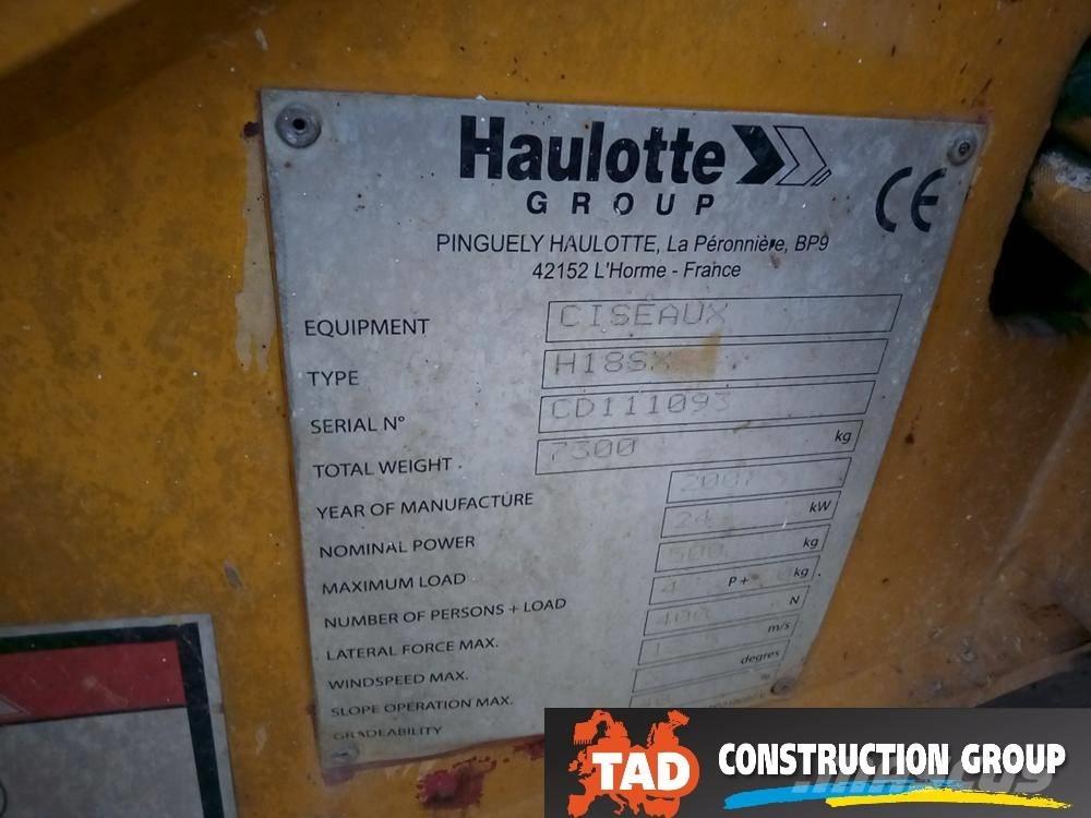 Haulotte H 18 SX Žirkliniai keltuvai