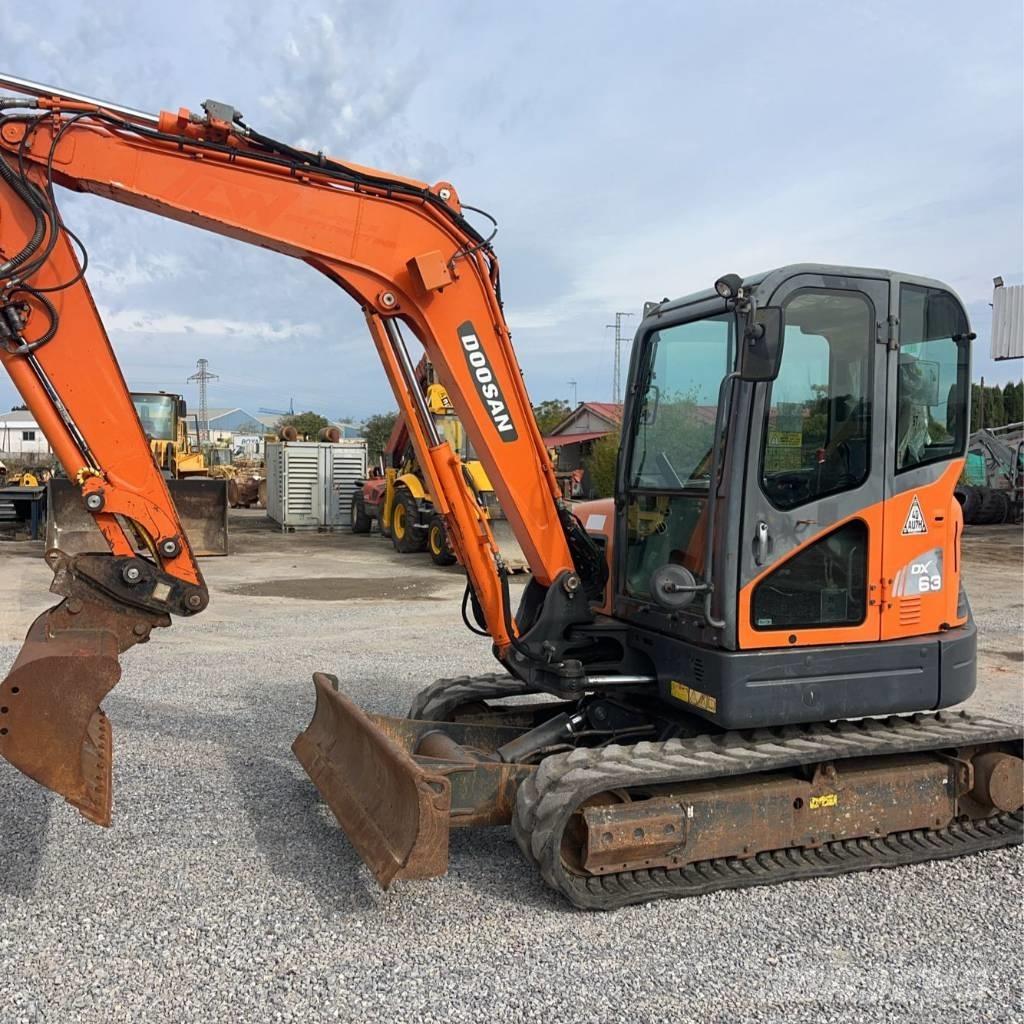 Doosan DX 63-3 Mini ekskavatoriai < 7 t