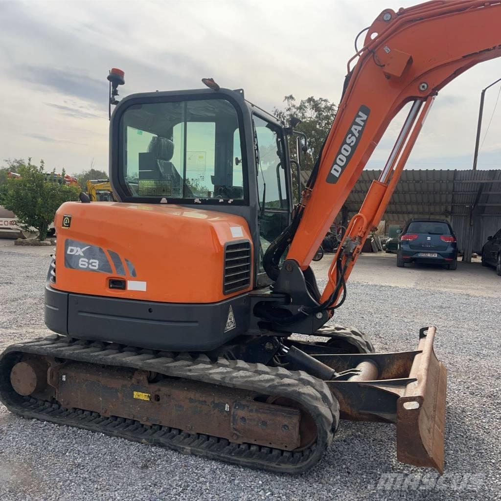 Doosan DX 63-3 Mini ekskavatoriai < 7 t