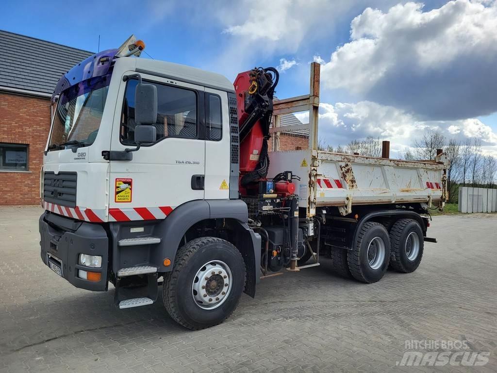 MAN TGA 26.310 Savivarčių priekabų vilkikai