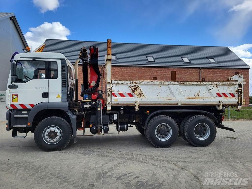 MAN TGA 26.310 Savivarčių priekabų vilkikai
