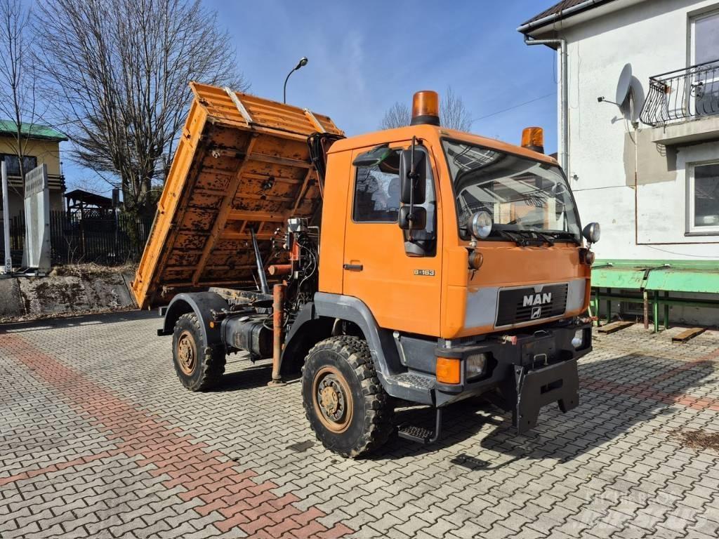 MAN 8 163 Wywrotka Savivarčių priekabų vilkikai