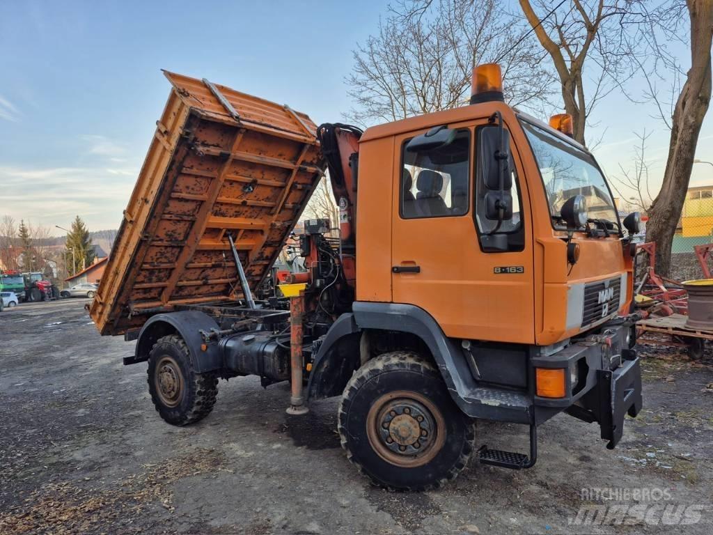 MAN 8 163 Wywrotka Savivarčių priekabų vilkikai