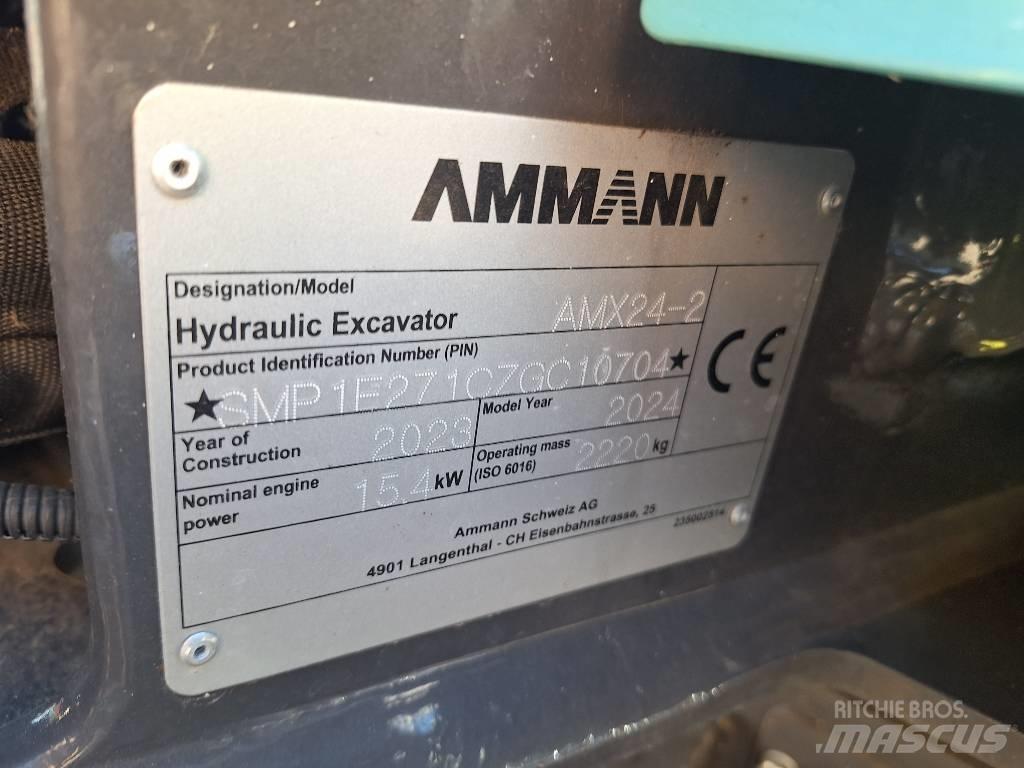Ammann AMX24-2 Mini ekskavatoriai < 7 t