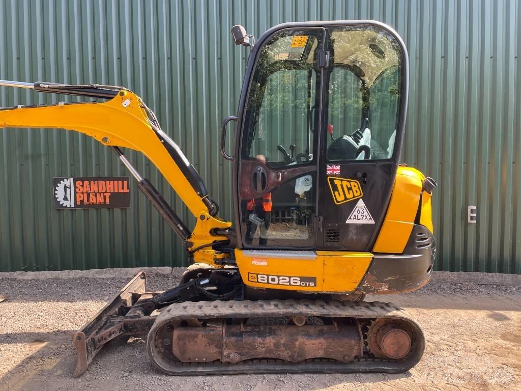 JCB 8026 CTS Mini ekskavatoriai < 7 t