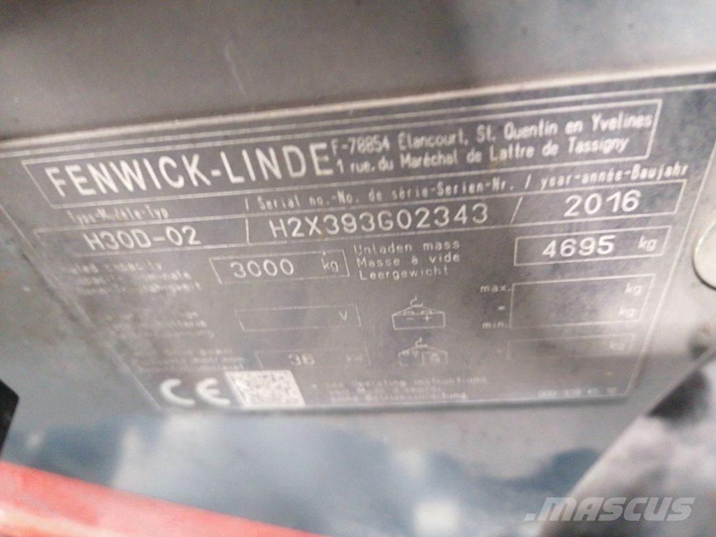 Linde H30D-02 Dyzeliniai krautuvai