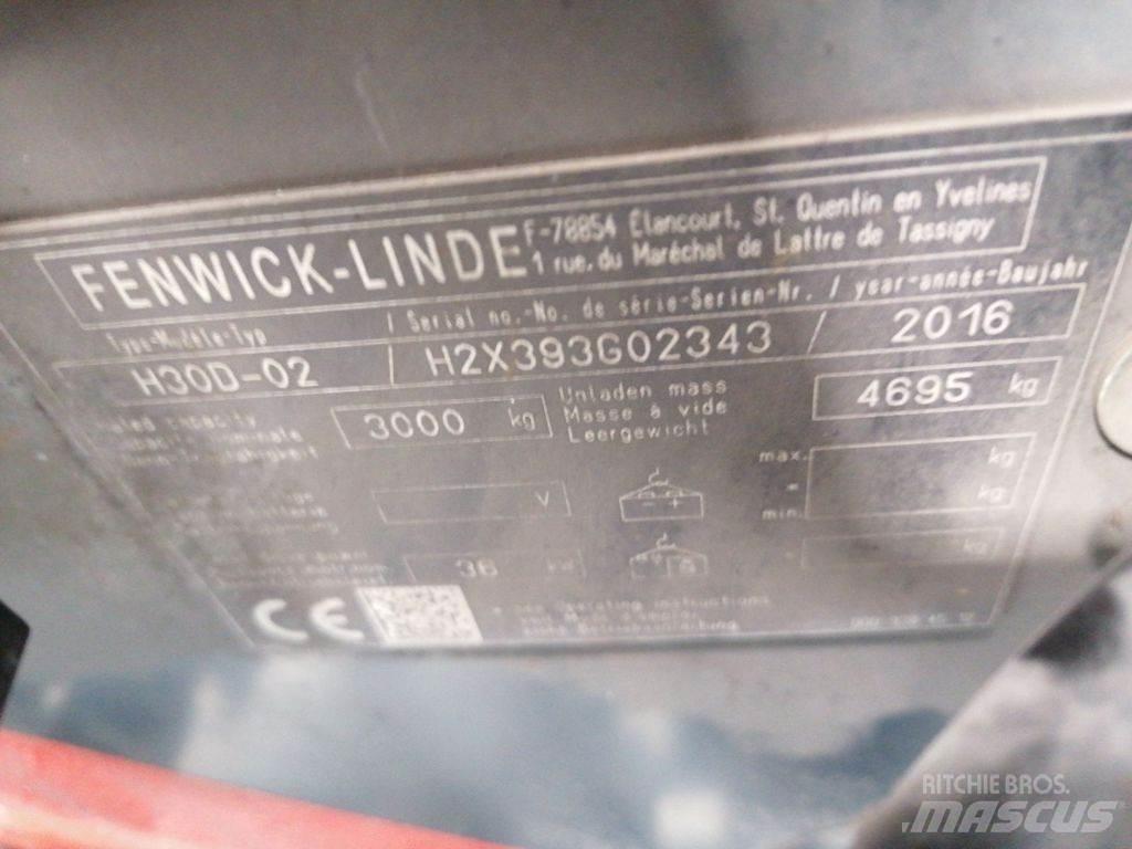 Linde H30D-02 Dyzeliniai krautuvai