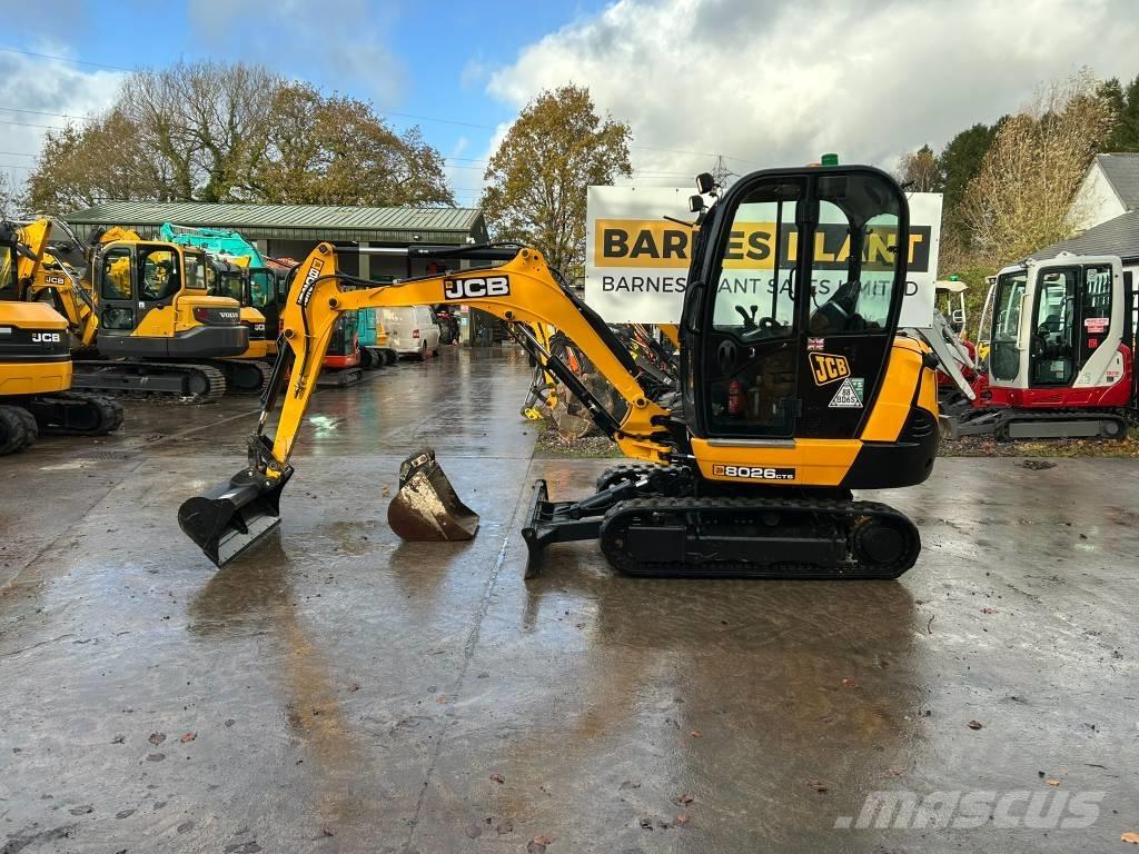 JCB 8026 CTS Mini ekskavatoriai < 7 t