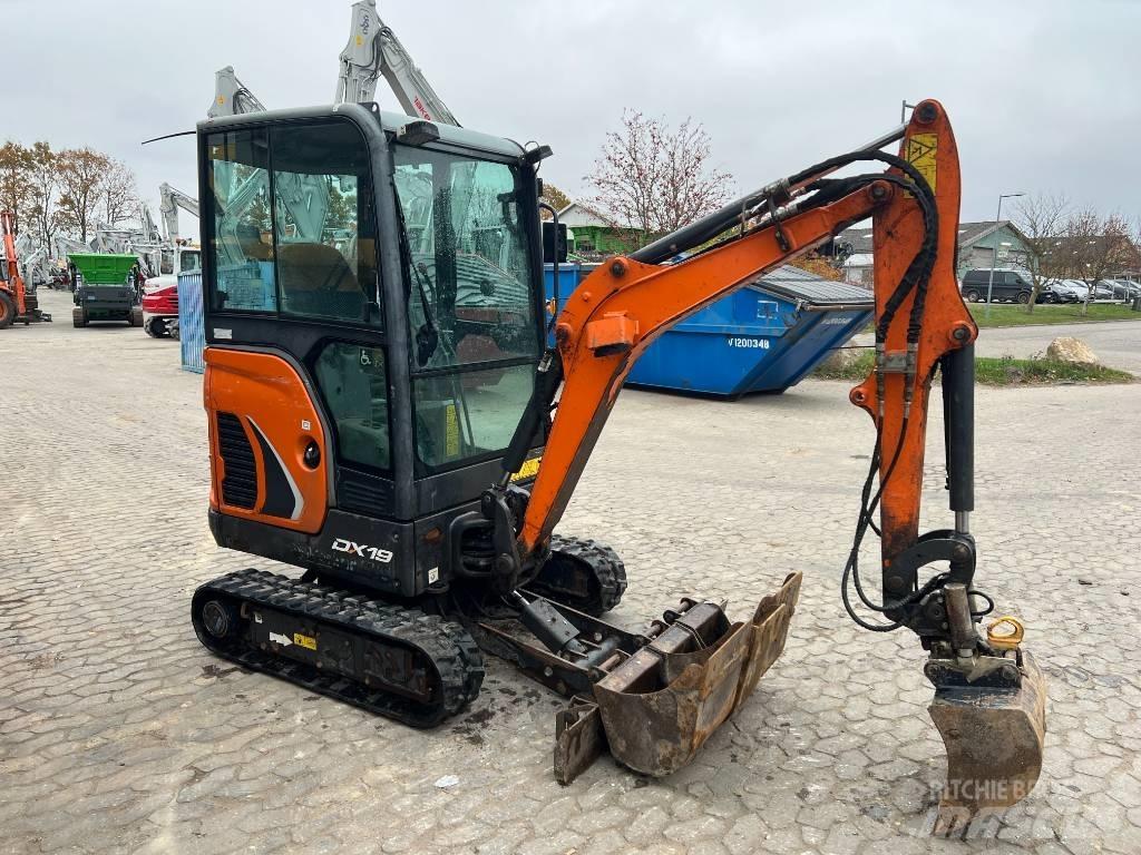 Doosan DX 19 Mini ekskavatoriai < 7 t