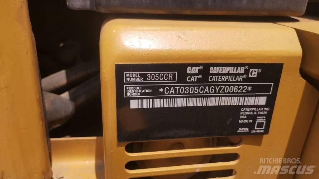 CAT 305 C CR Mini ekskavatoriai < 7 t