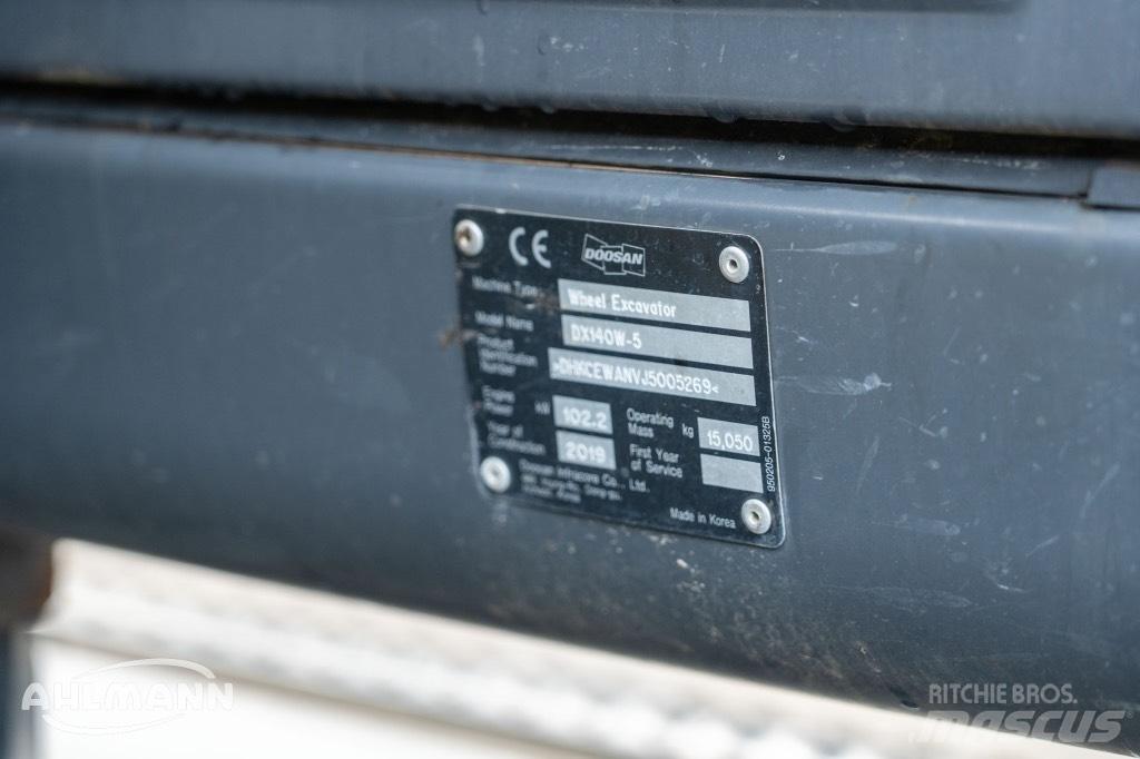 Doosan DX140W-5 Ratiniai ekskavatoriai