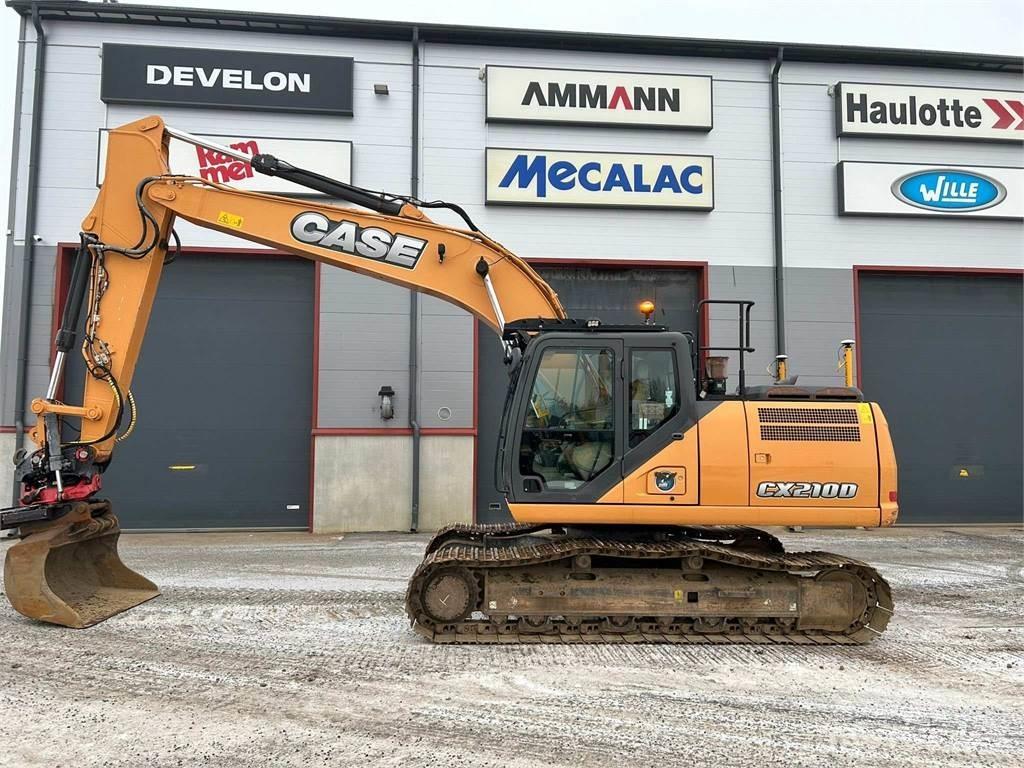 CASE CX210D Vikšriniai ekskavatoriai