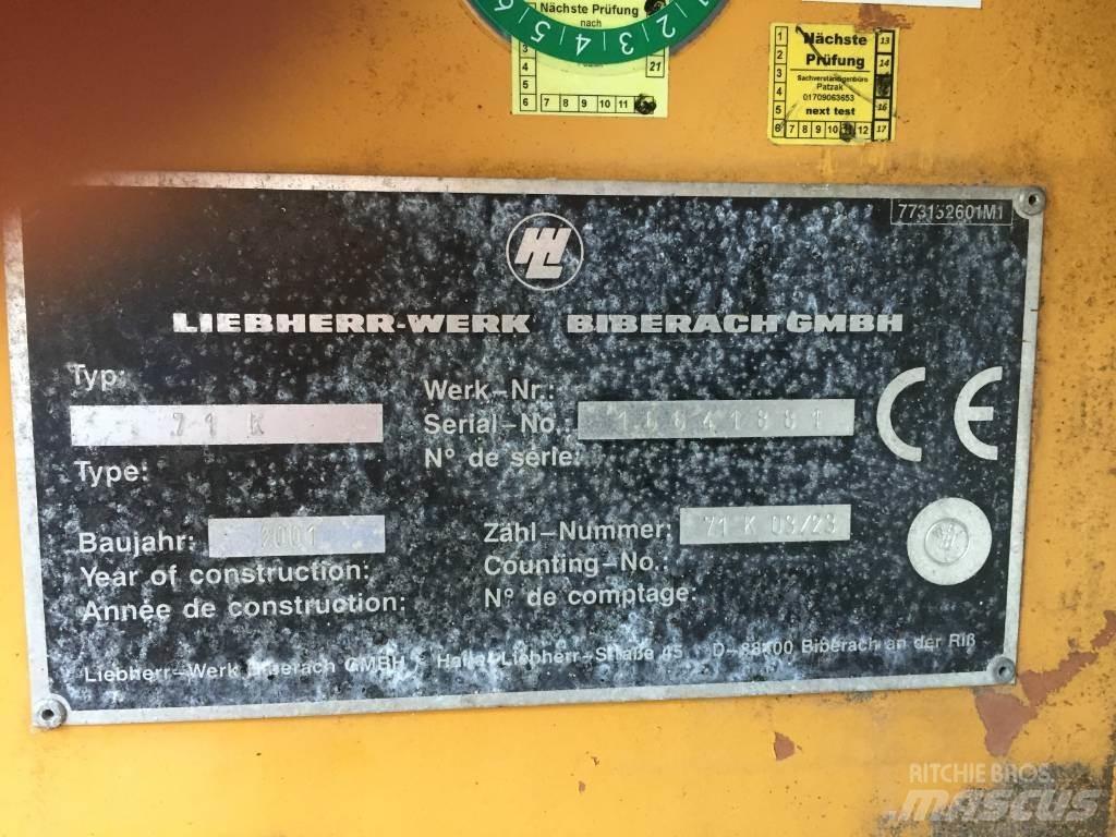Liebherr 71 K Bokštiniai kranai