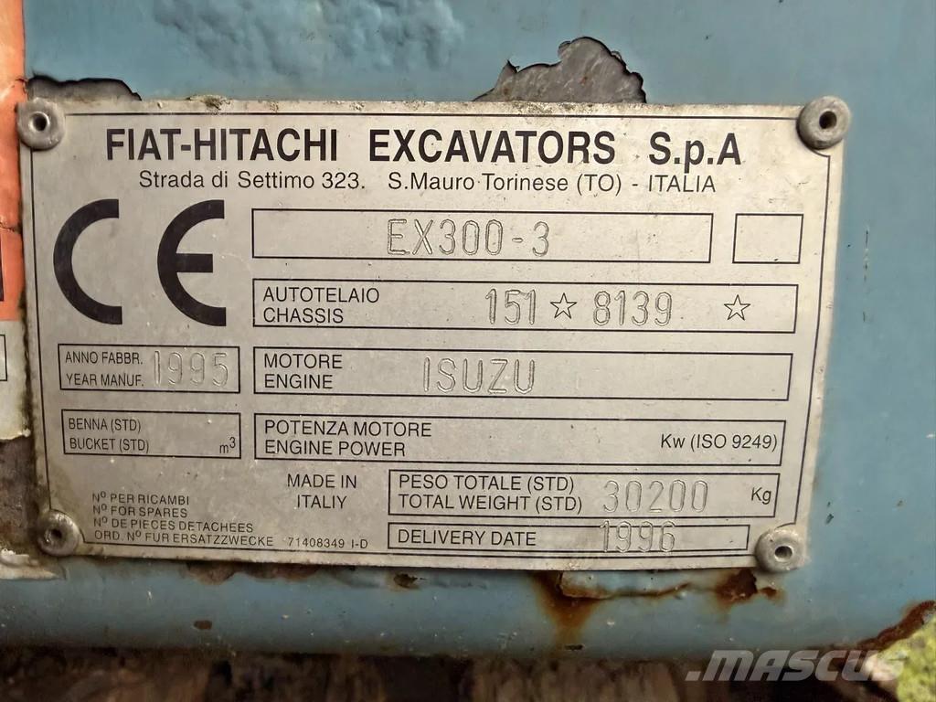 Hitachi EX300-3 Vikšriniai ekskavatoriai