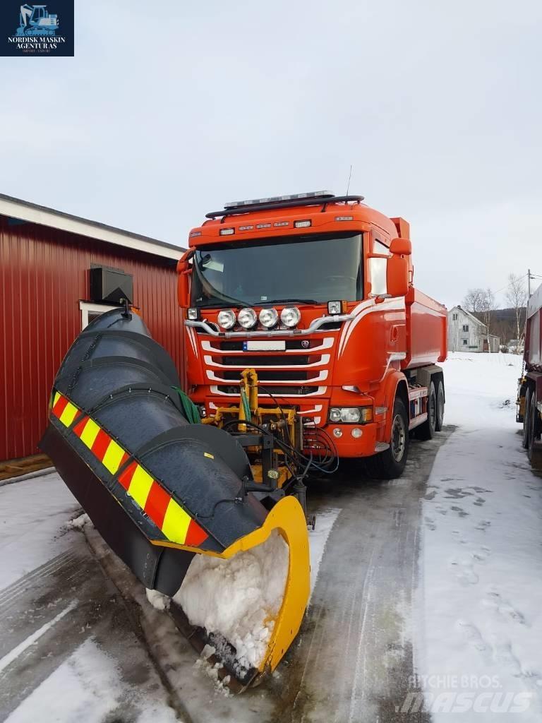 Scania R 580 Savivarčių priekabų vilkikai