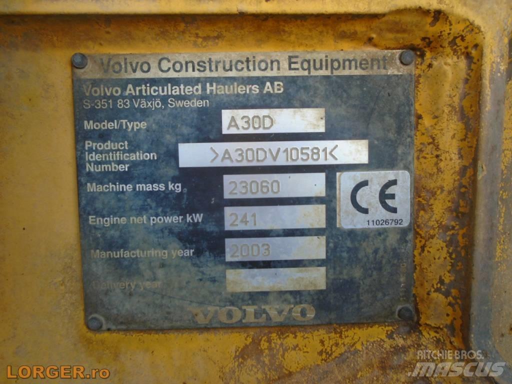 Volvo A 30 D Karjeriniai savivarčiai