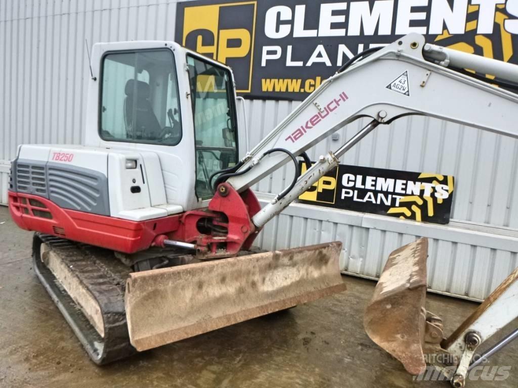 Takeuchi TB250 Mini ekskavatoriai < 7 t