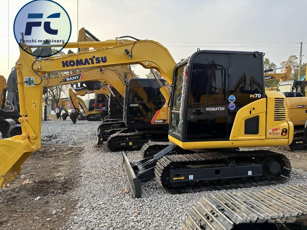 Komatsu 70 Vikšriniai ekskavatoriai