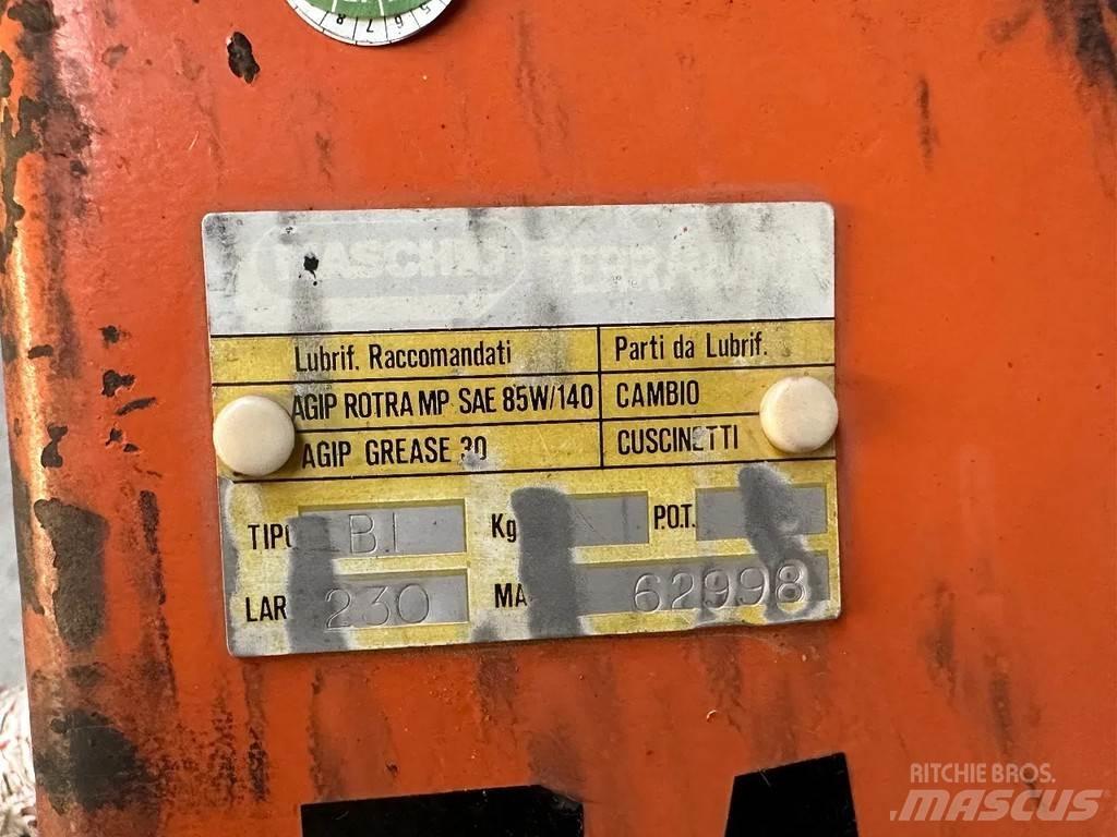 Maschio 230 Kita kultivavimo technika ir priedai