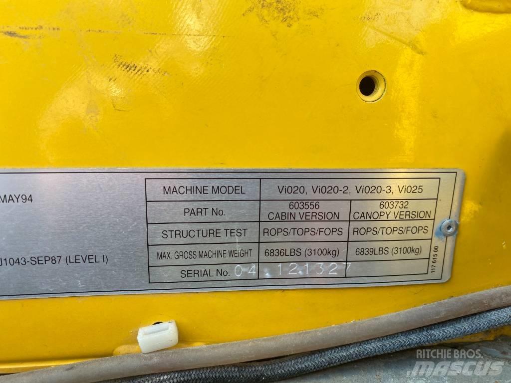Yanmar Vio 25 Mini ekskavatoriai < 7 t