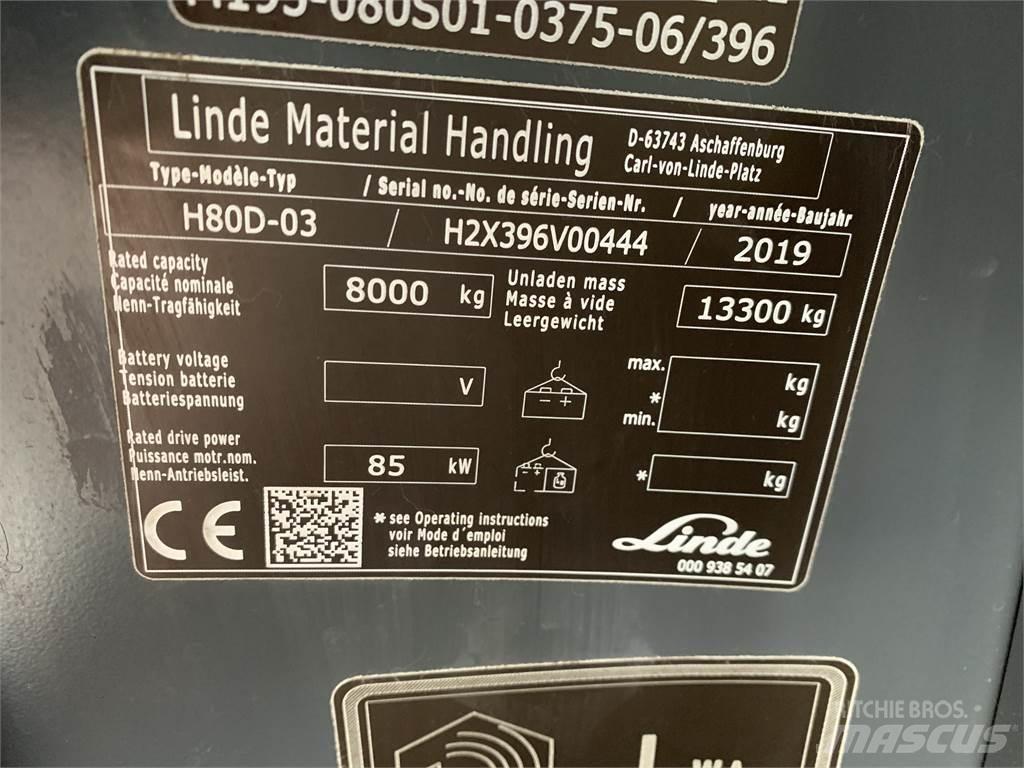 Linde H80D Dyzeliniai krautuvai