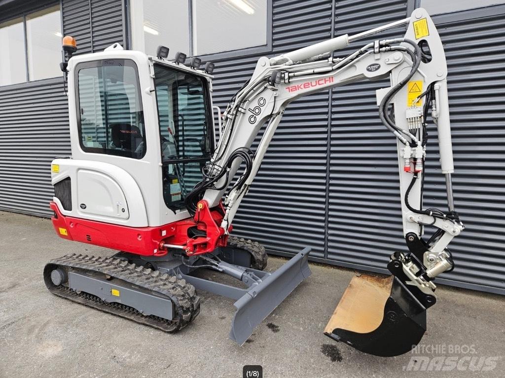 Takeuchi TB 225 Mini ekskavatoriai < 7 t