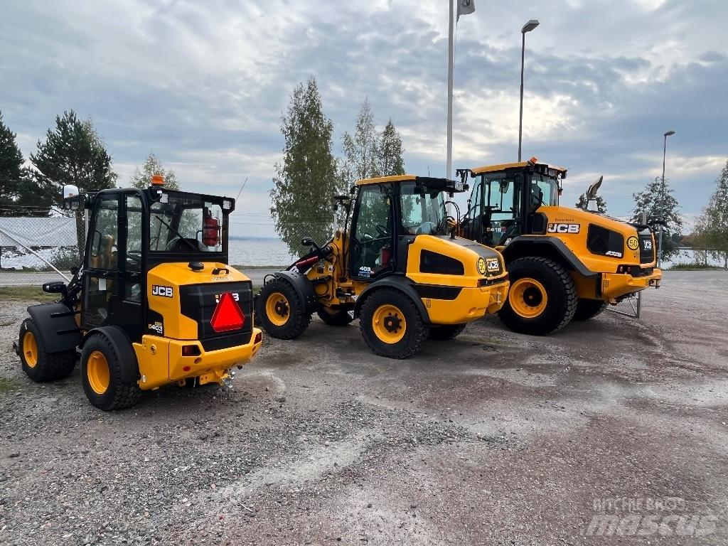 JCB 403, 409, 419s Naudoti ratiniai krautuvai