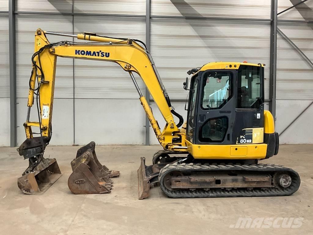 Komatsu PC 80 MR-3 Vidutinės galios ekskavatoriai 7-12 t