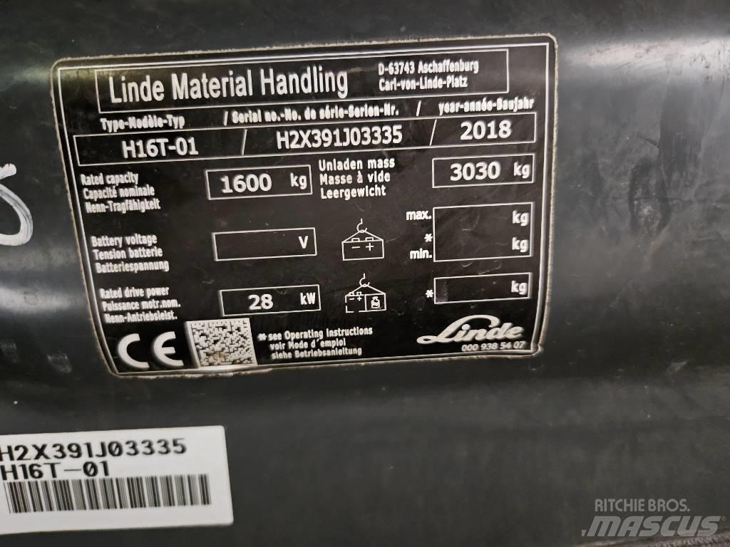 Linde H16T LPG (dujiniai) krautuvai