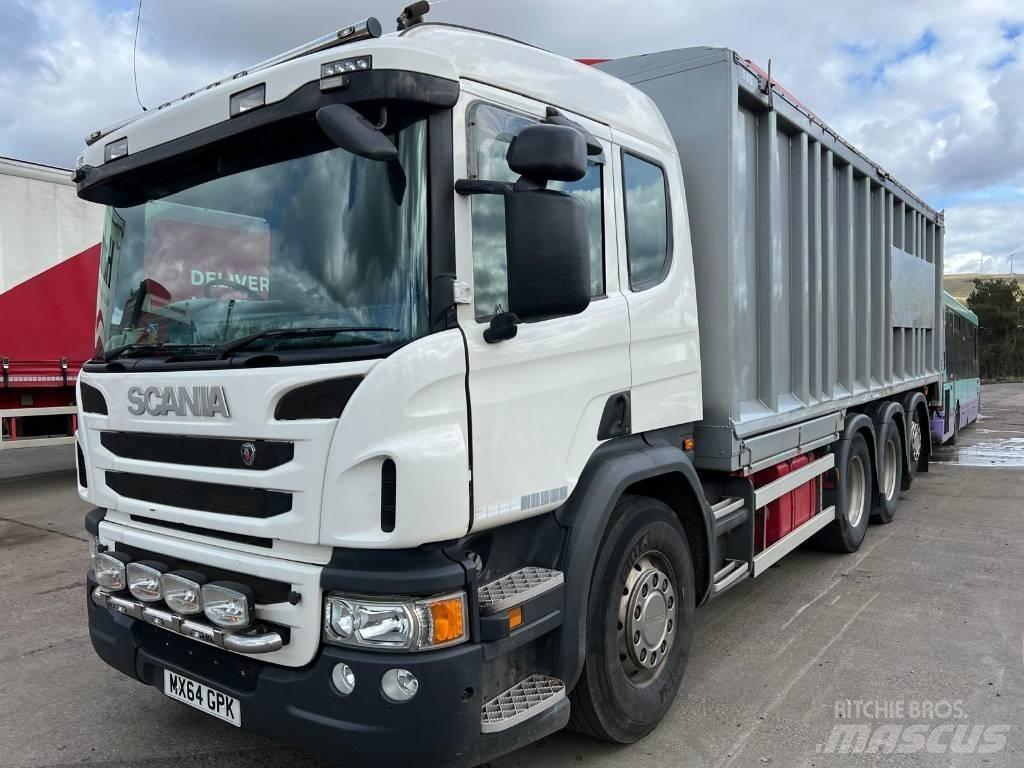 Scania P 410 Savivarčių priekabų vilkikai