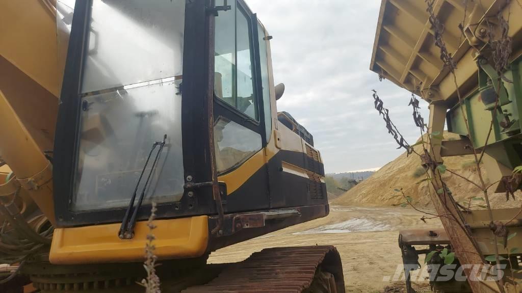 CAT 345 B L Sijos ir savivarčiai