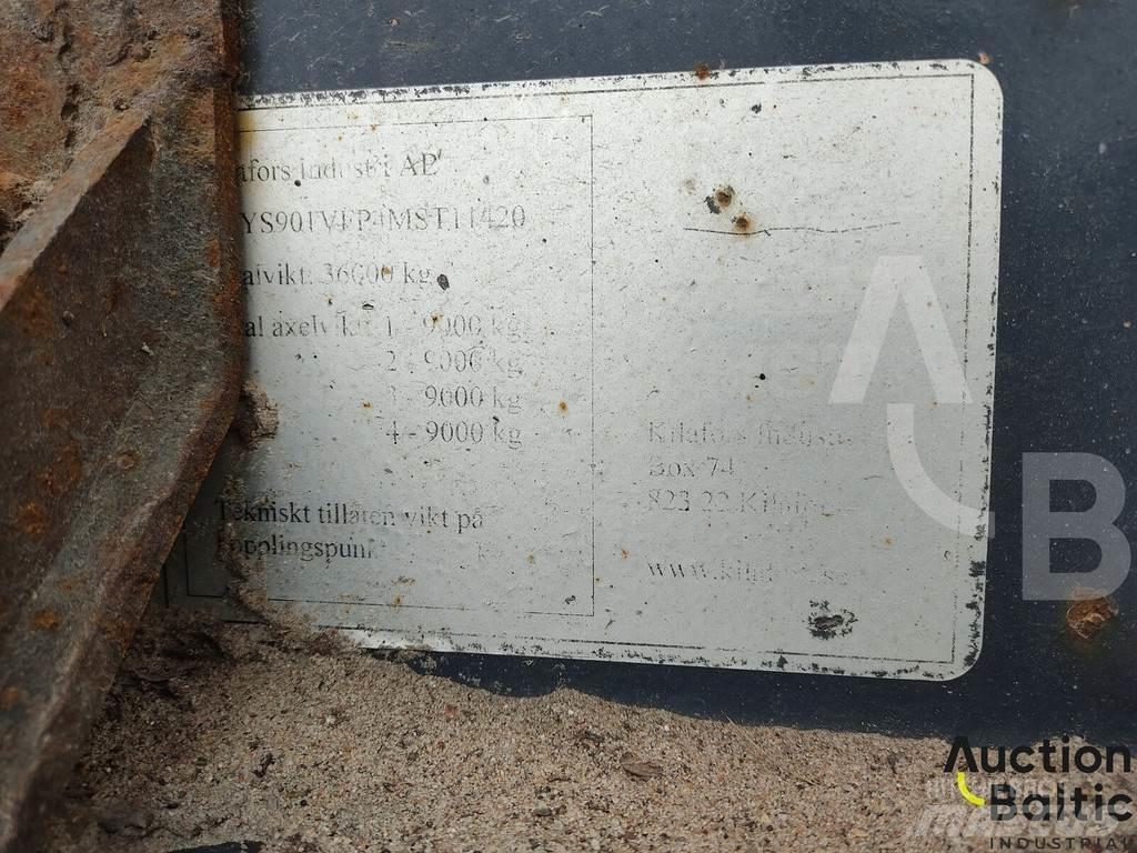 MST VSP4-100-3 Tentinės puspriekabės