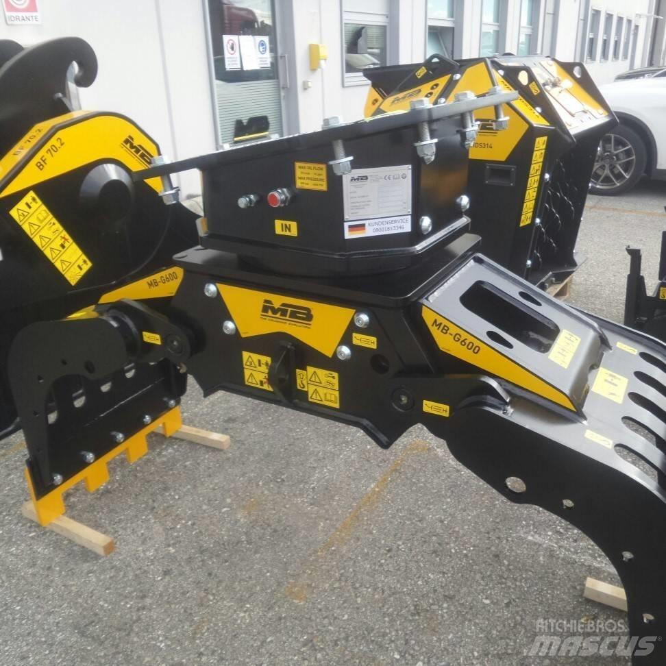 MB Crusher MB-G600 Griebtuvai