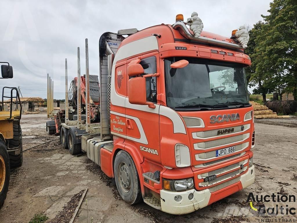 Scania R 560 Naudoti miškovežiai (Forvarderiai)