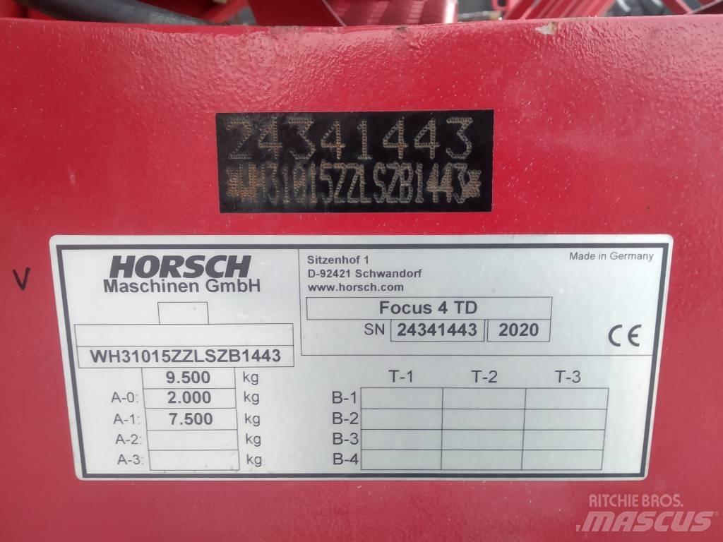Horsch Focus 4 TD Sėjimo technika