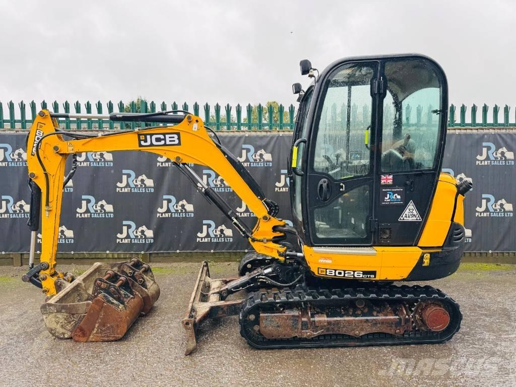 JCB 8026 CTS Mini ekskavatoriai < 7 t