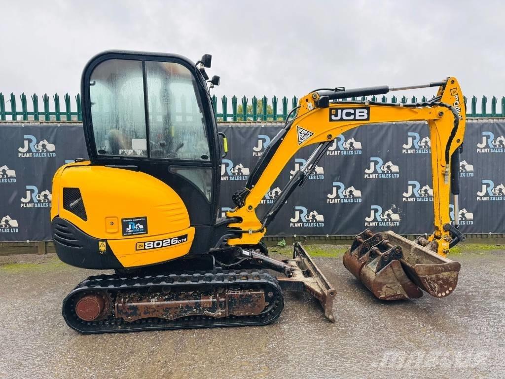 JCB 8026 CTS Mini ekskavatoriai < 7 t