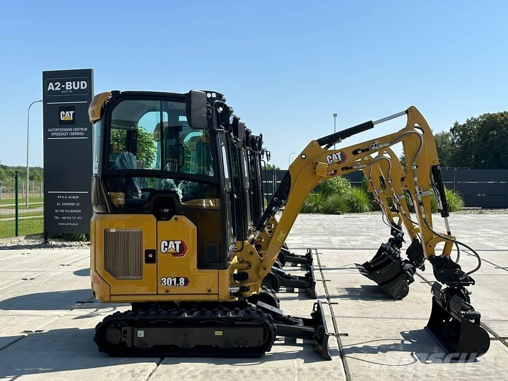 CAT 301.8 Vikšriniai ekskavatoriai
