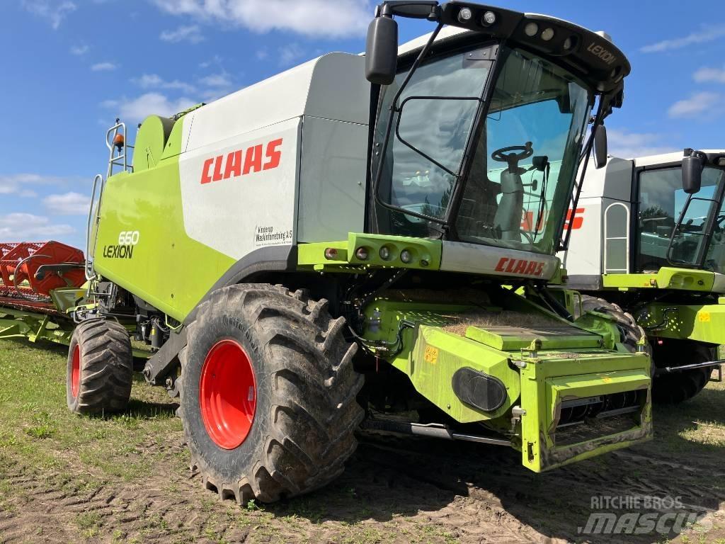 CLAAS LEXION 660 Derliaus nuėmimo kombainai