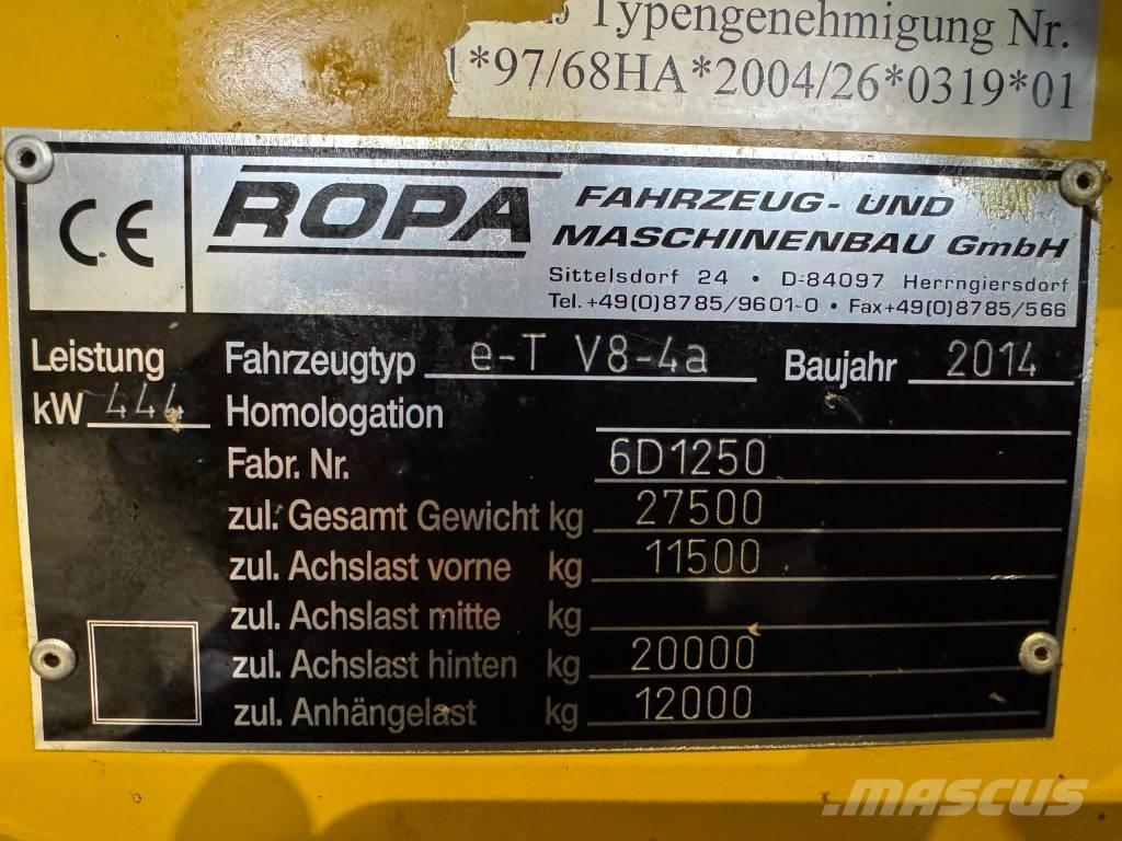 Ropa EURO Tiger 4 XL Runkelių kombainai