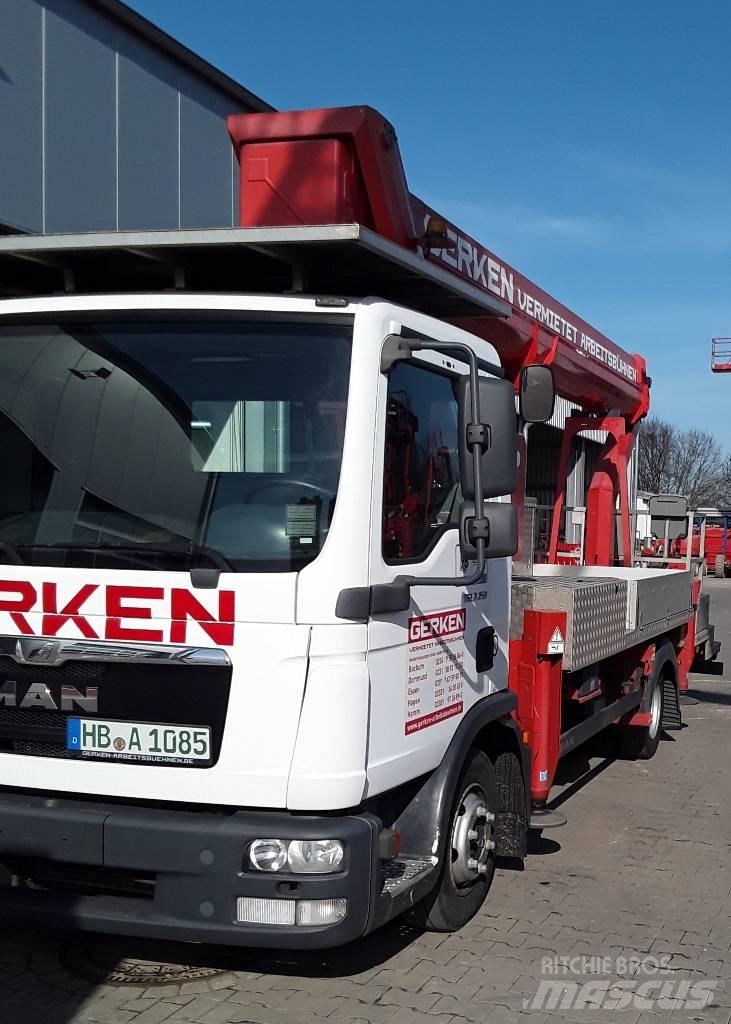 Ruthmann T 330.1 Ant vilkikų montuojamos kėlimo platformos